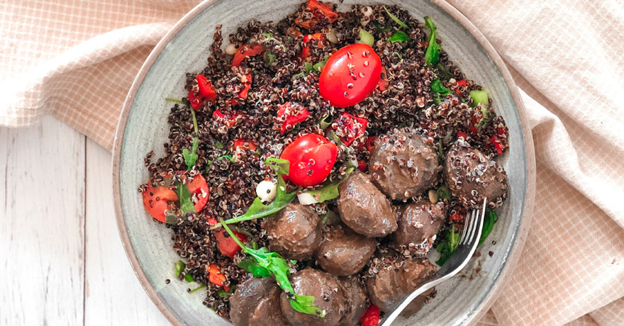 Black and Red Quinoa Bowl – Alaya Naturals