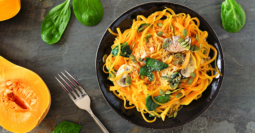 Savory Roasted Butternut Squash Pasta with Veggies – Alaya Naturals