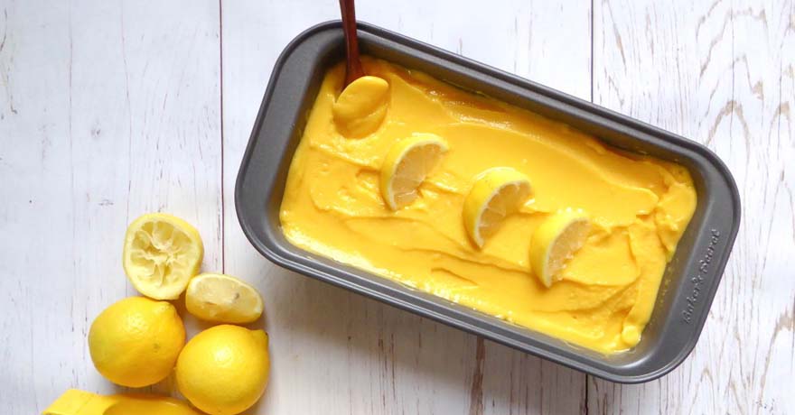 Refreshing Mango Sorbet
– Alaya Naturals