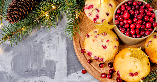 Orange Cranberry Yogurt Muffins - Alaya Naturals
