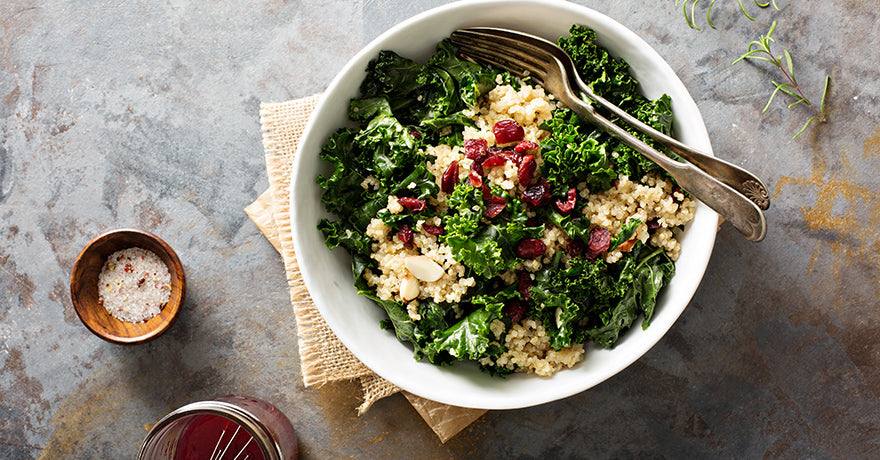 Kale Salad with Creamy Dill Dressing